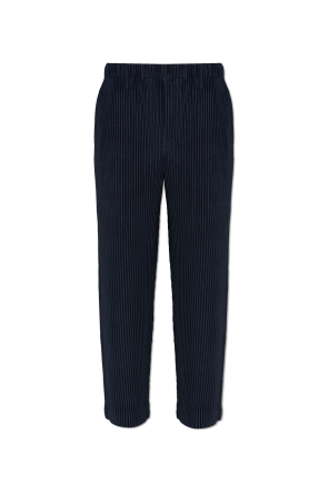 Navy blue Pleated Pants Homme Plissé Issey Miyake - Vitkac Australia